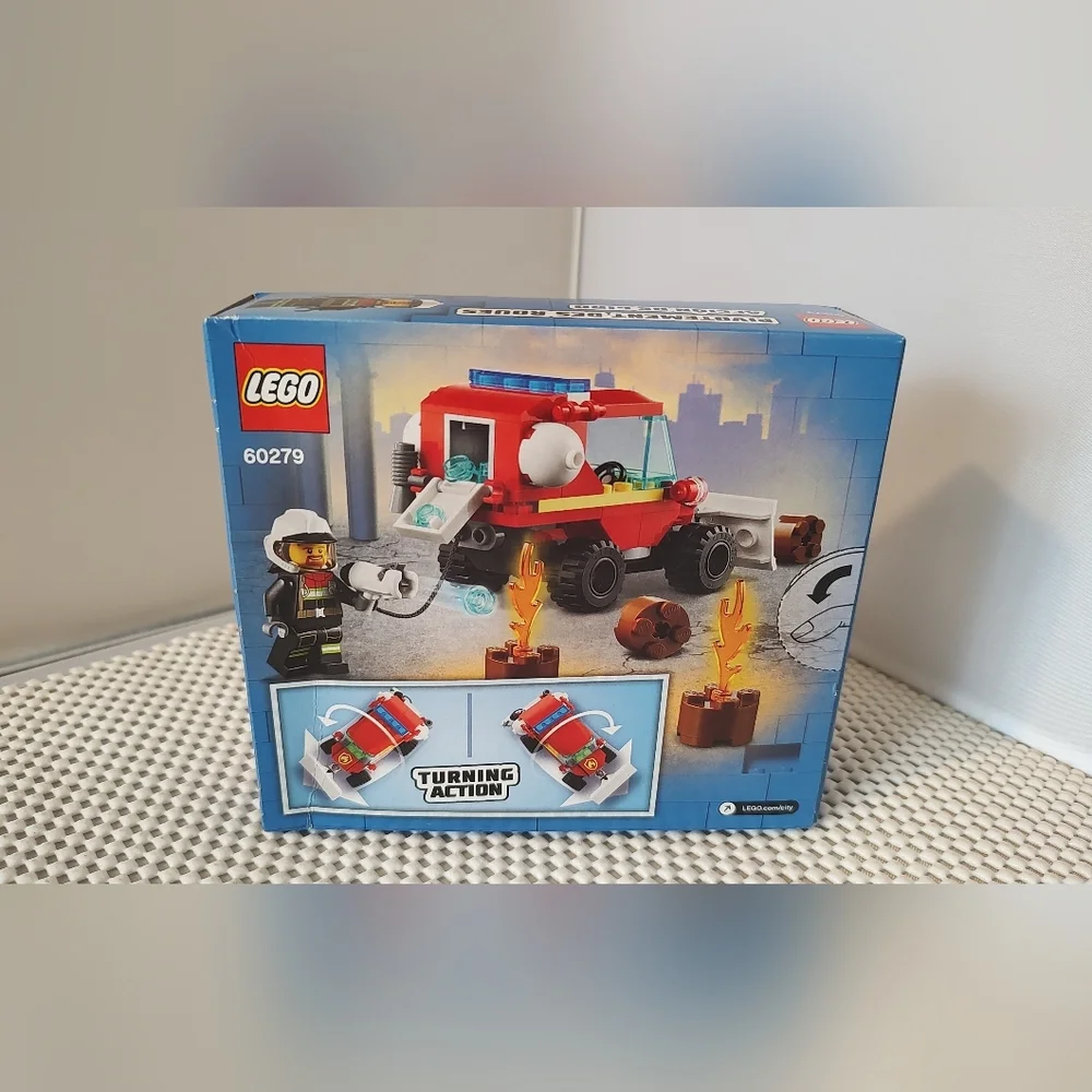 Lego City 60279 Fire Hazard Truck Building Toy